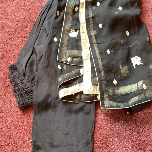 Chiffon Pakistan Indian Salwar Kameez - Picture 7 of 7